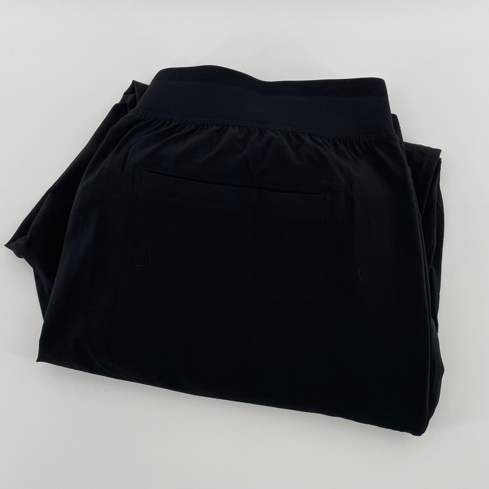 Athleta Brooklyn Ankle Pants Black Tapered Zip Hem Women's Size 14